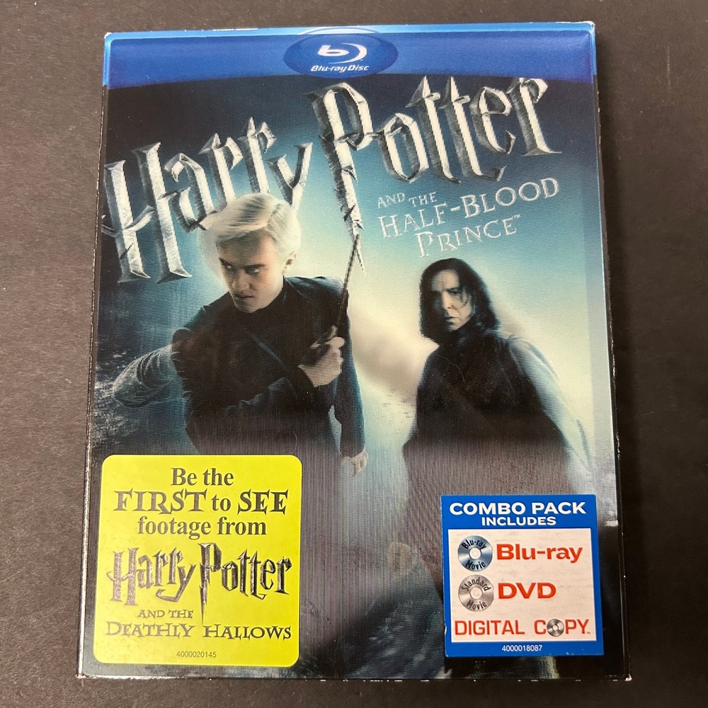 Harry Potter Half-Blood Prince Blu-ray DVD Combo Good 3-Disc Edition